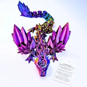 13 Inch Red/Blue/Yellow Rosewing Dragon Fidget