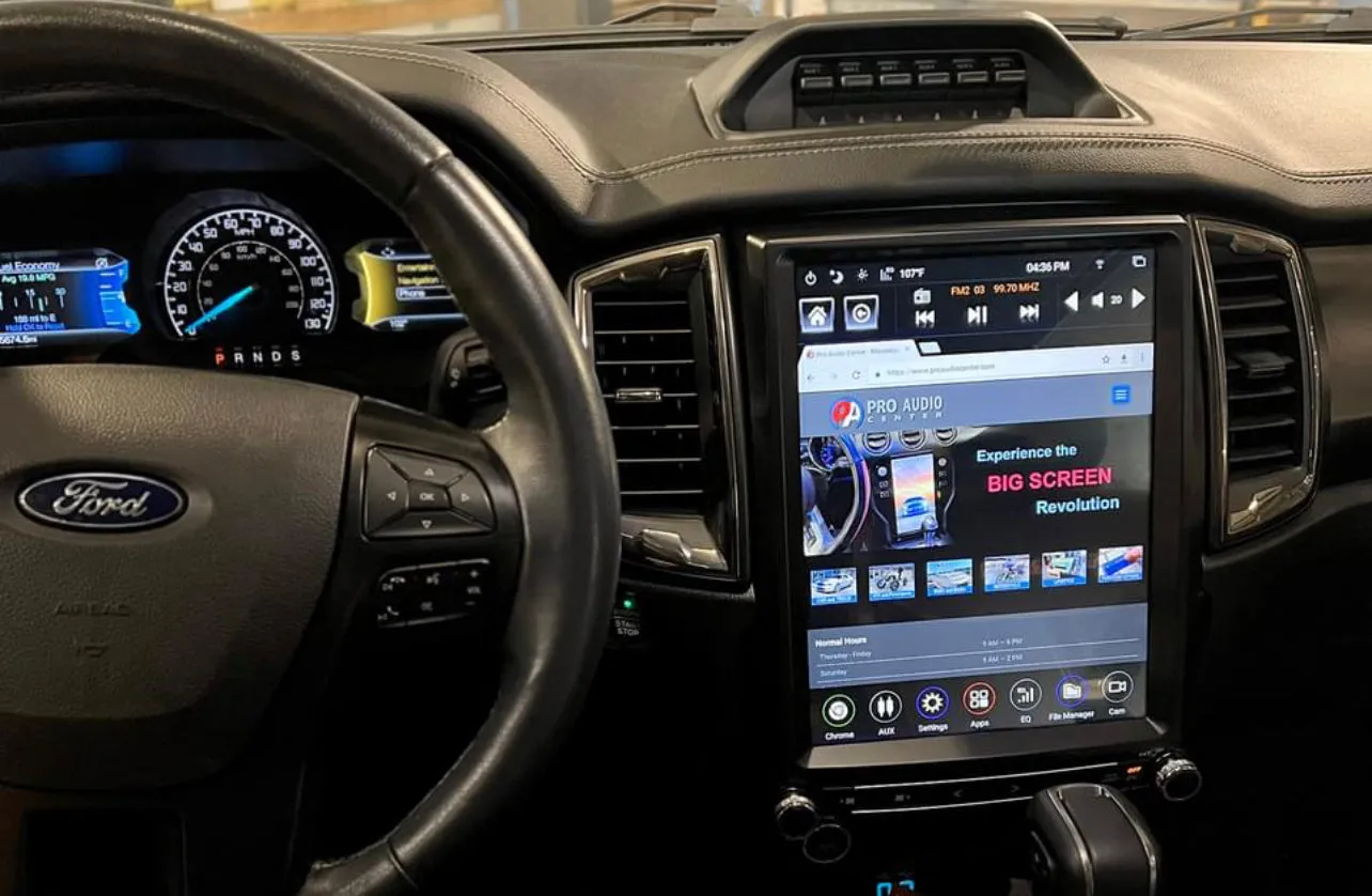 13in For Ford Everest, Ranger& Raptor Car Multimedia Player with Tesla Touch Screen ( 2015-2022) - ( FREE WORLD WIDE SHIPPING )