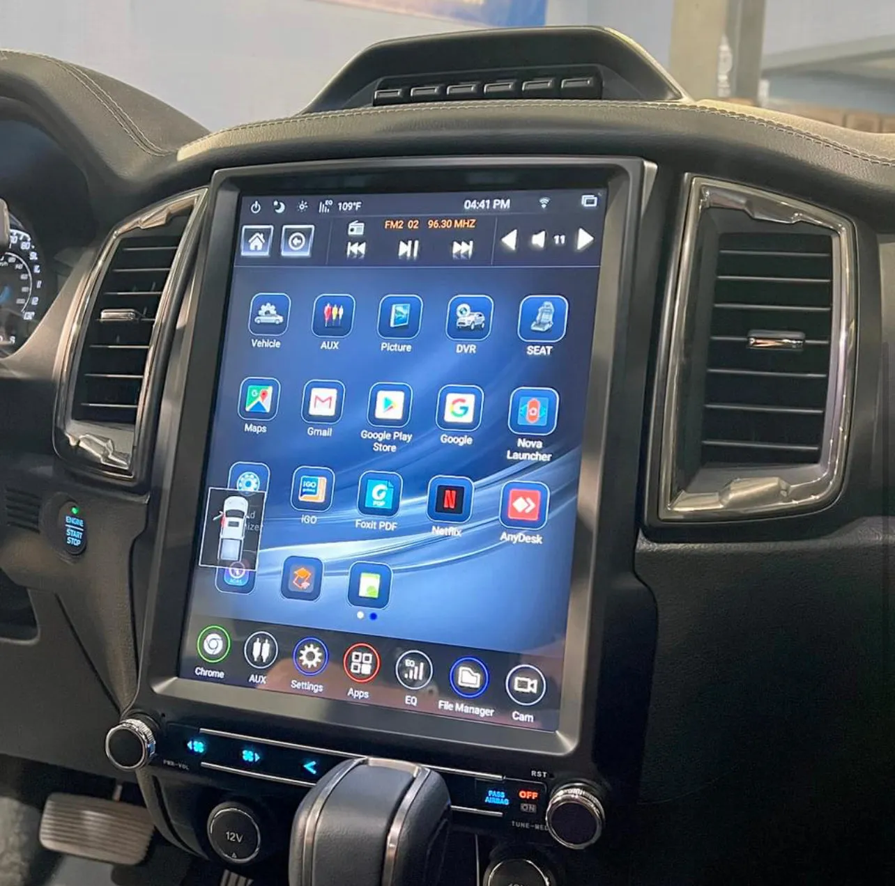 13in For Ford Everest, Ranger& Raptor Car Multimedia Player with Tesla Touch Screen ( 2015-2022) - ( FREE WORLD WIDE SHIPPING )