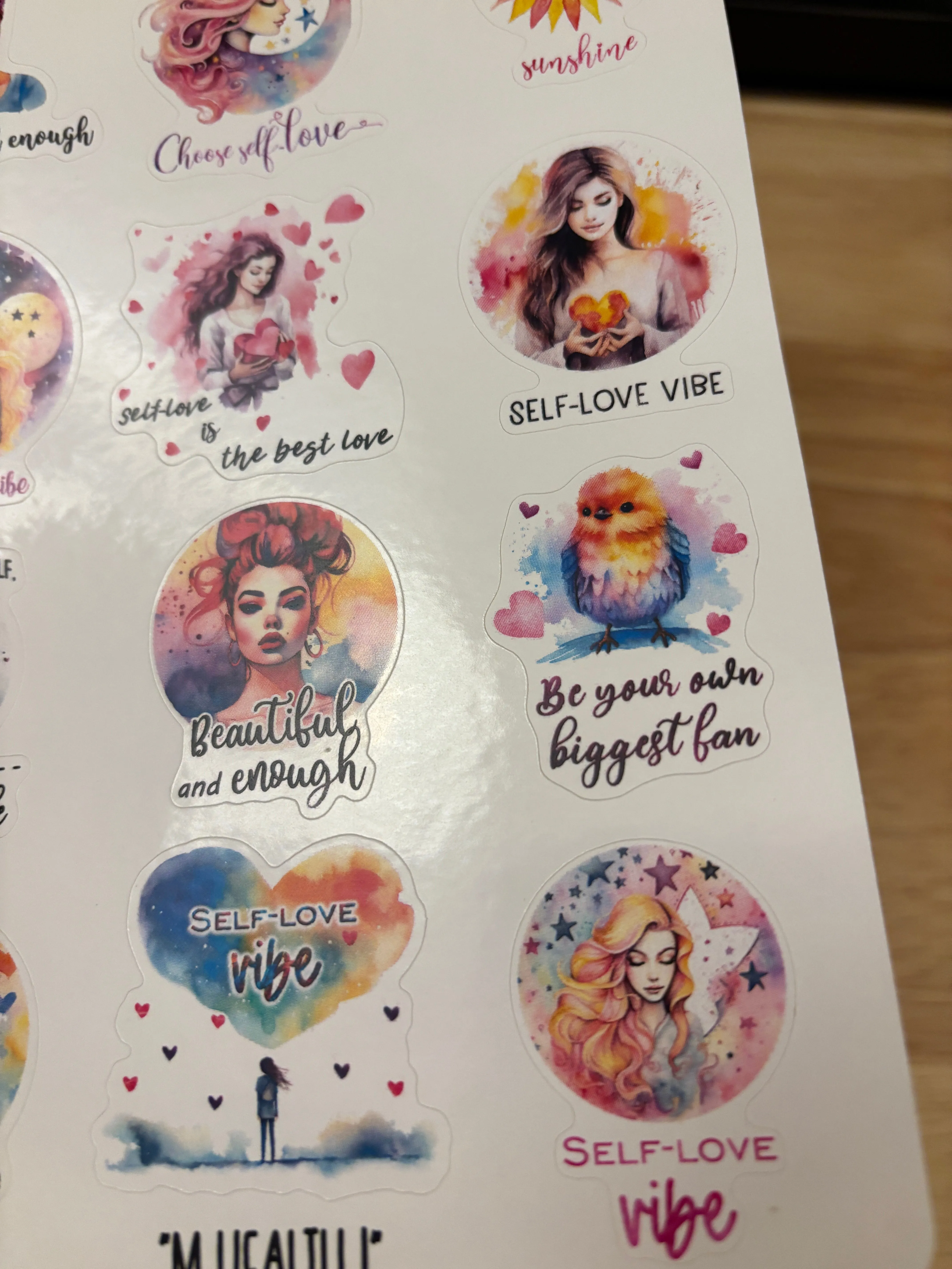 1.5” Mental Health Sticker Sheet