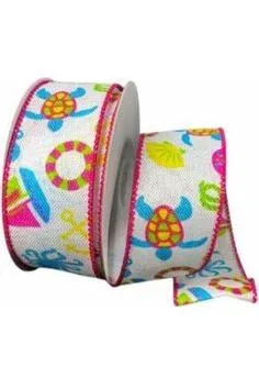 1.5" Nautical Ivory Ribbon (10 Yards)