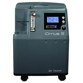 3B Medical Cirrus 5 Stationary Oxygen Concentrator with Internal Oxygen Monitor