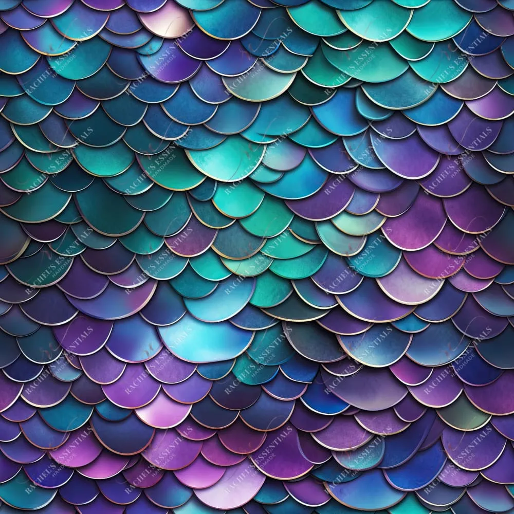 3d mermaid - vinyl wrap seamless 12/23