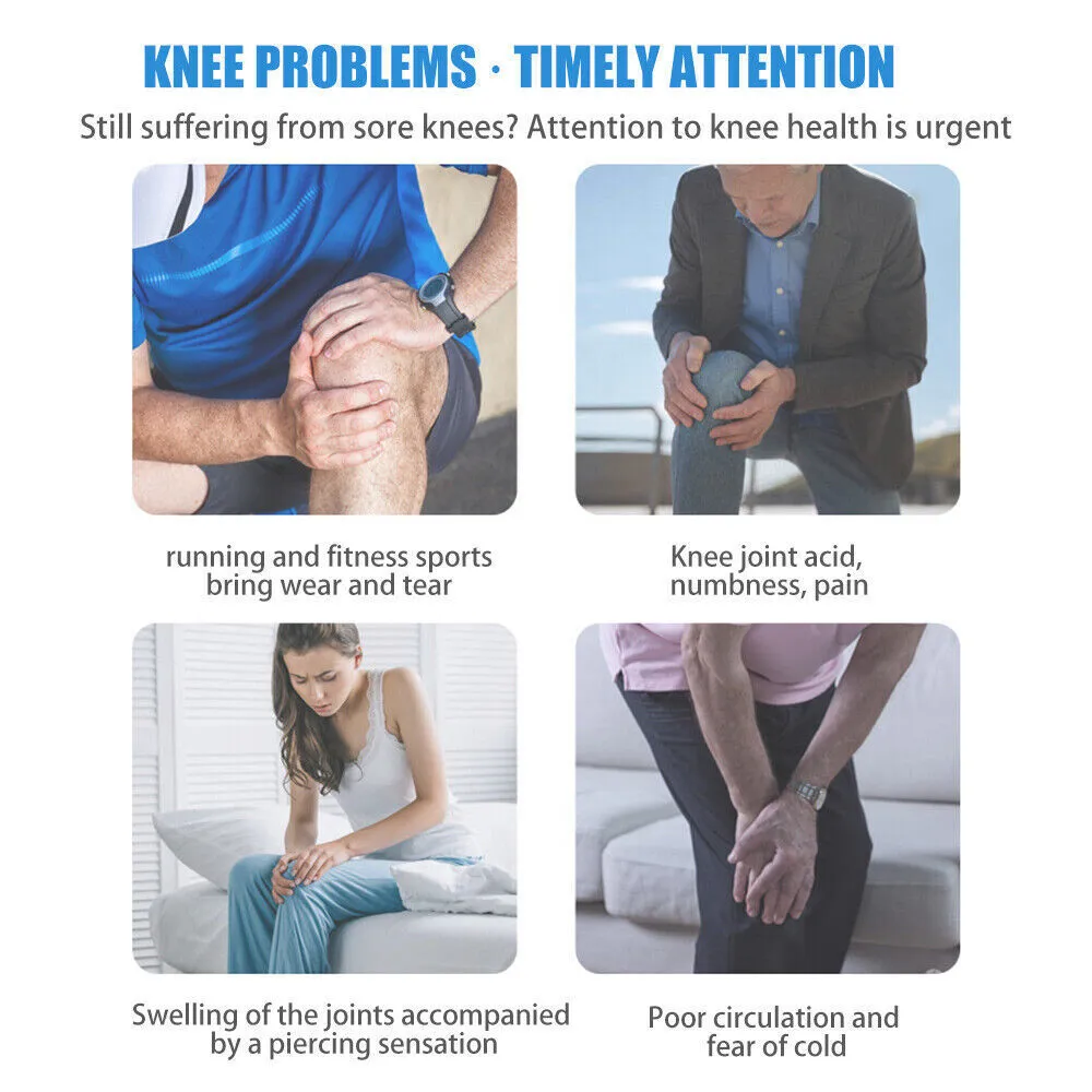 Ultimate 4-in-1 Smart Knee Massager with Soothing Heat, Infrared Relief, and Laser Therapy for Enhanced Comfort and Recovery