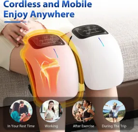Ultimate 4-in-1 Smart Knee Massager with Soothing Heat, Infrared Relief, and Laser Therapy for Enhanced Comfort and Recovery