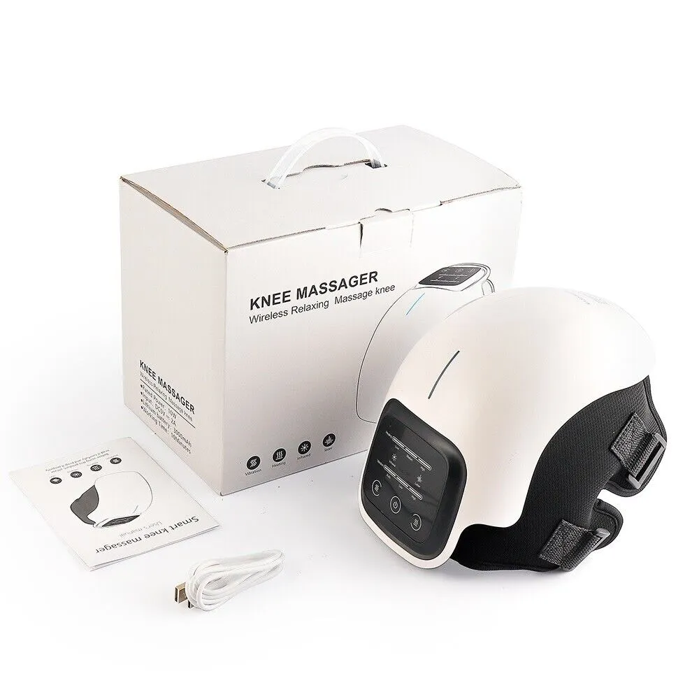 Ultimate 4-in-1 Smart Knee Massager with Soothing Heat, Infrared Relief, and Laser Therapy for Enhanced Comfort and Recovery