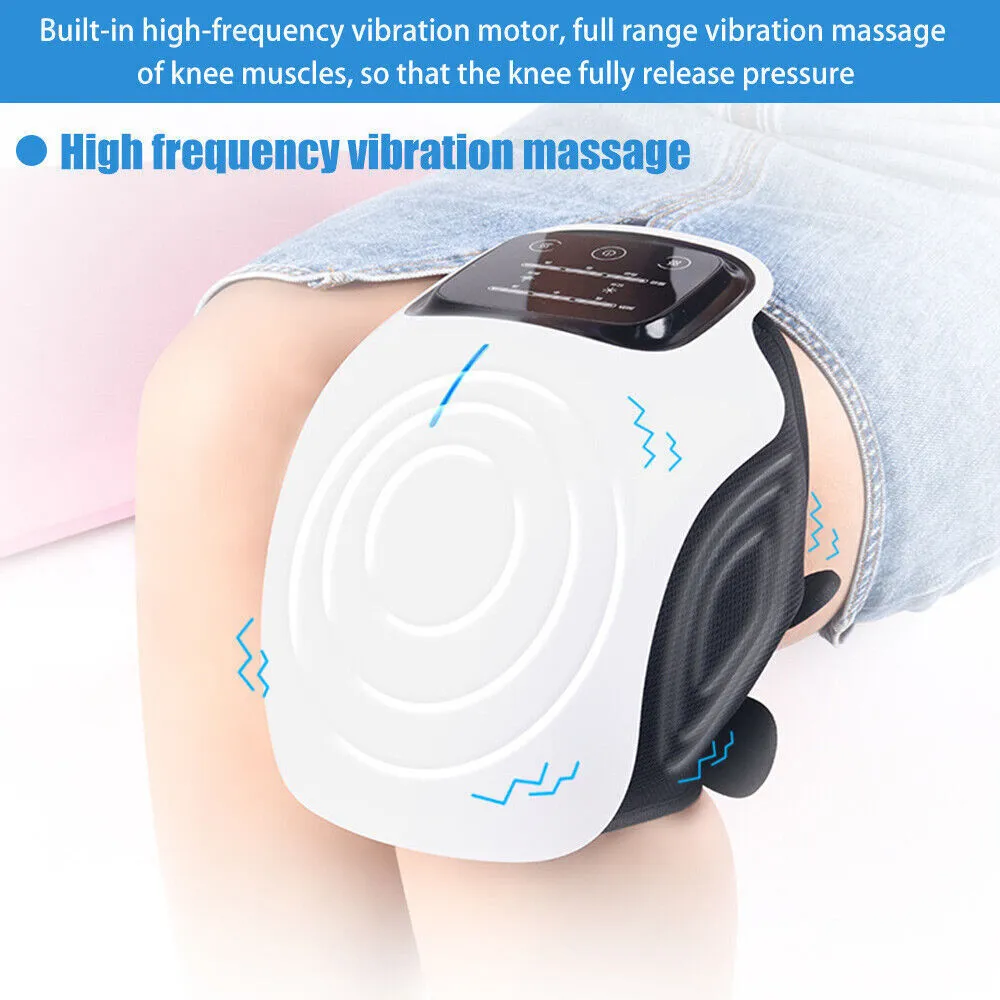 Ultimate 4-in-1 Smart Knee Massager with Soothing Heat, Infrared Relief, and Laser Therapy for Enhanced Comfort and Recovery