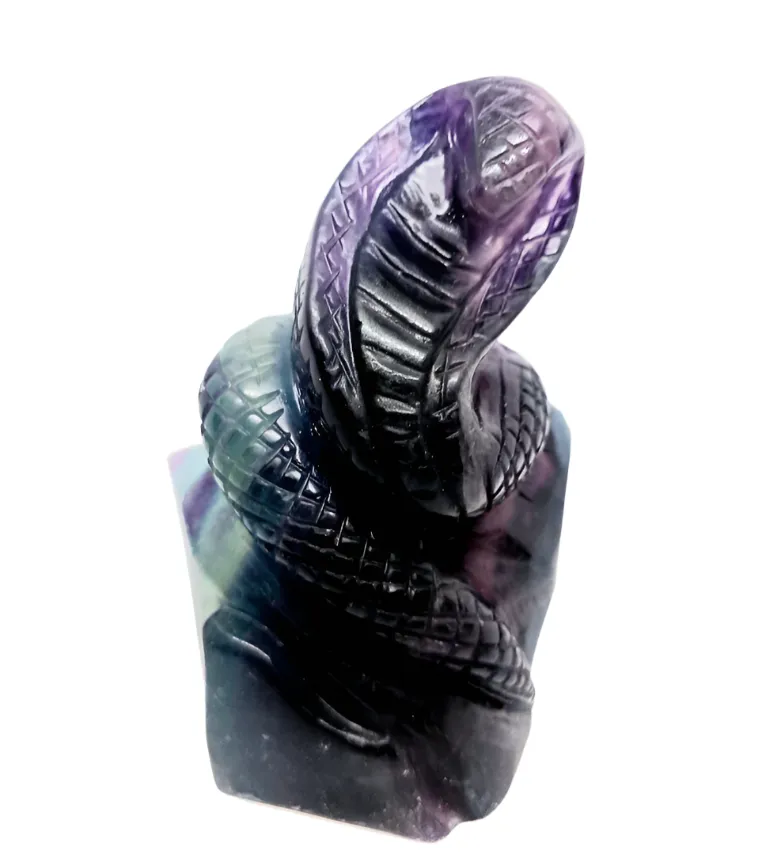 490G Fluorite Crystal Cobra