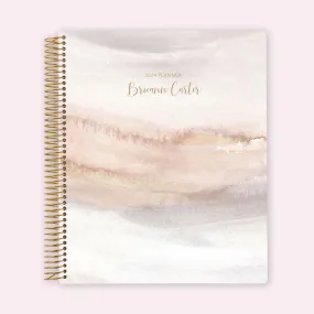 8.5x11 Teacher Planner - Neutral Watercolor Gradient
