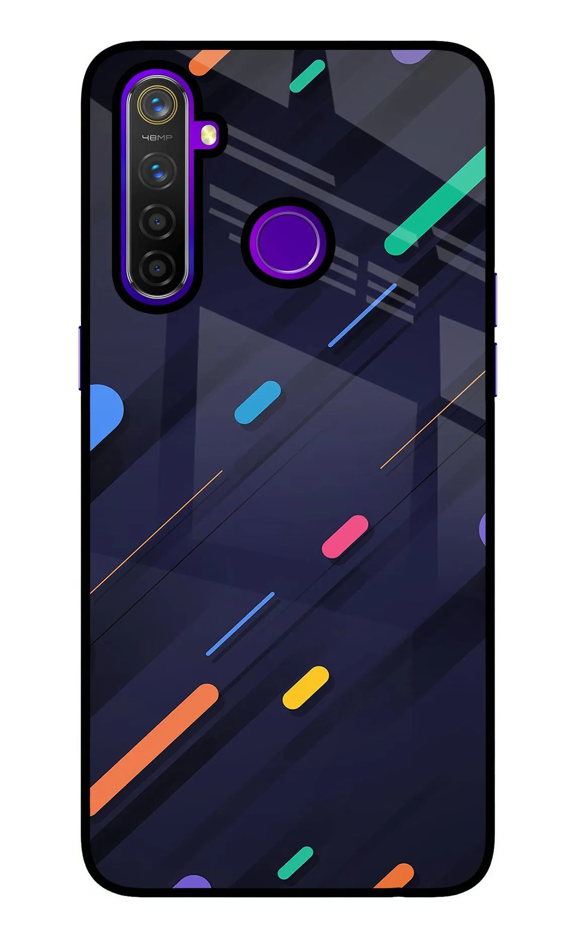 Abstract Design Realme 5 Pro Back Cover