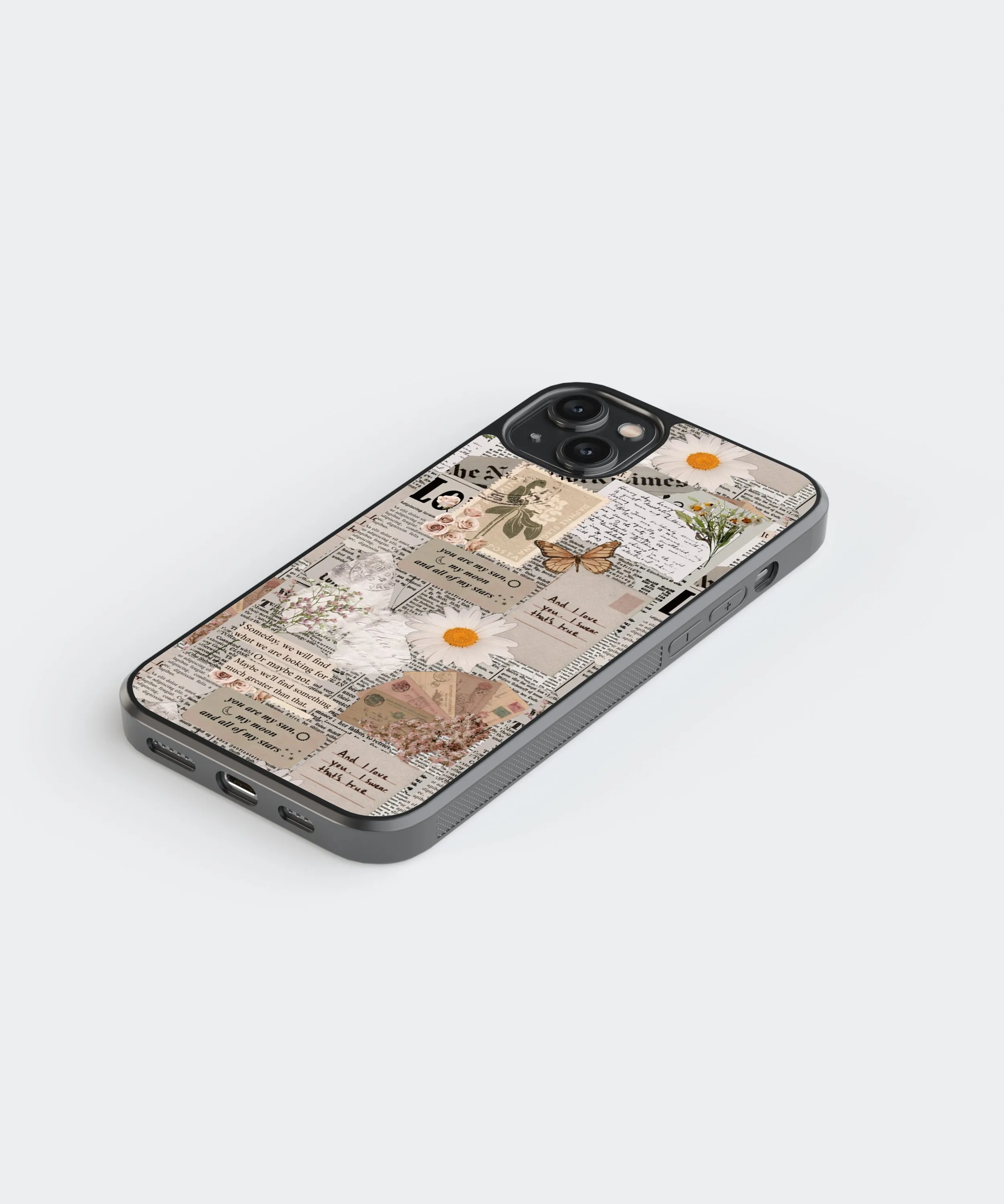Aesthetic Affirmations Vintage Glass Phone Case Cover