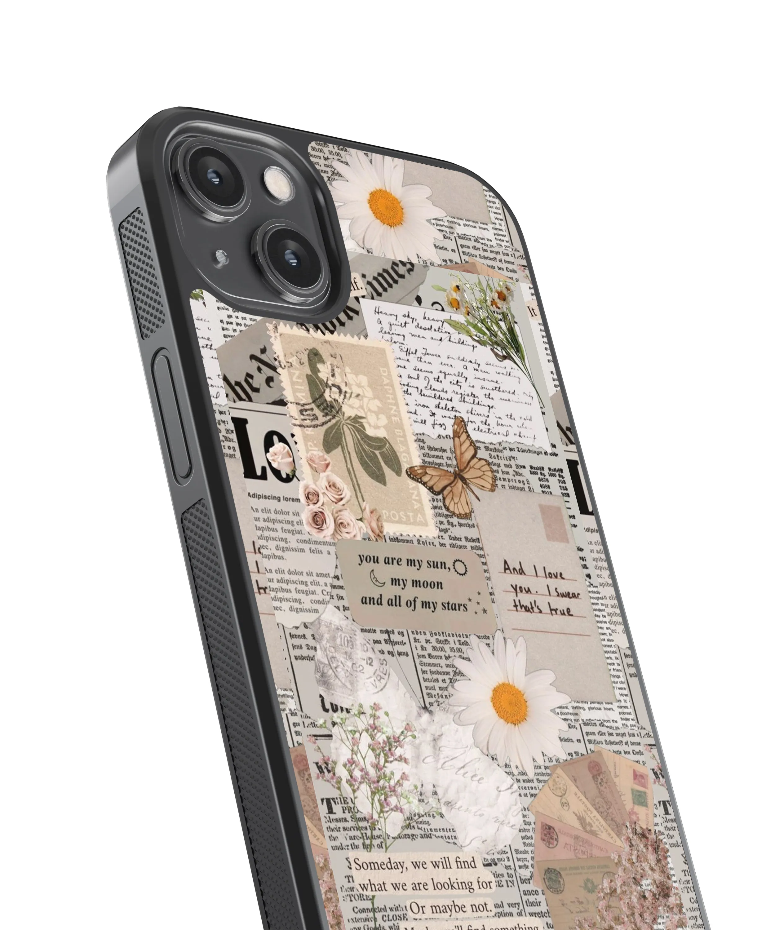 Aesthetic Affirmations Vintage Glass Phone Case Cover