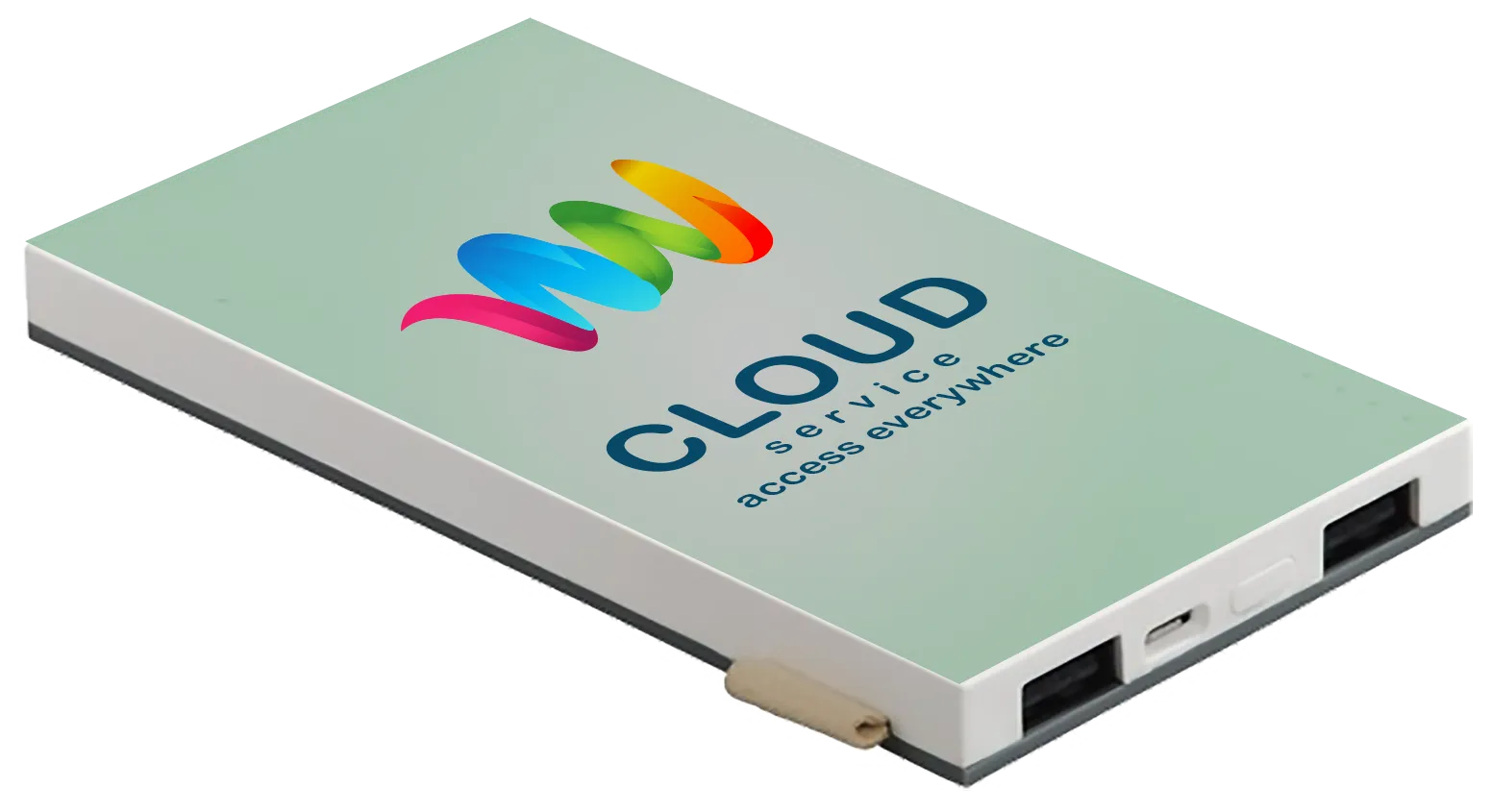 AMS-ITPB-426 - NKER - 4000 MAh Flat Power Bank with Dual USB Output
