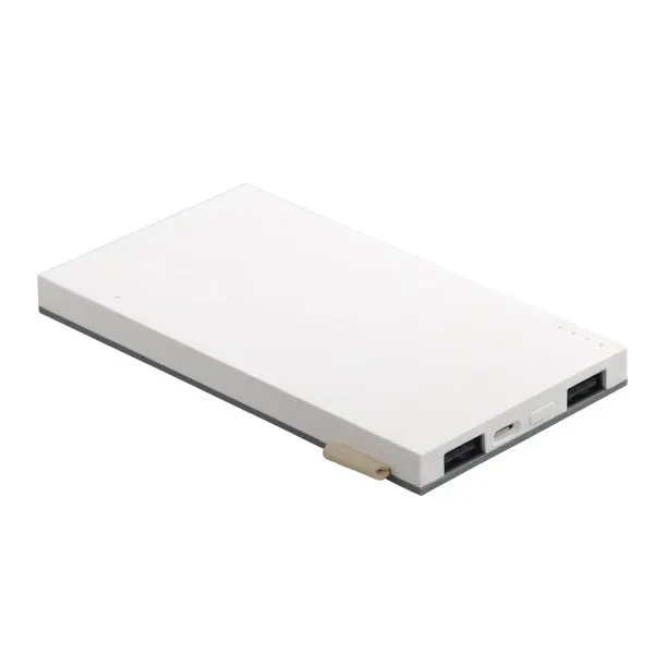 AMS-ITPB-426 - NKER - 4000 MAh Flat Power Bank with Dual USB Output