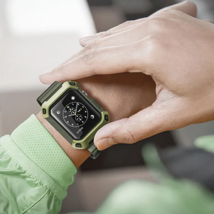 Apple Watch UB Pro Wristband Case (38mm)-Dark Green