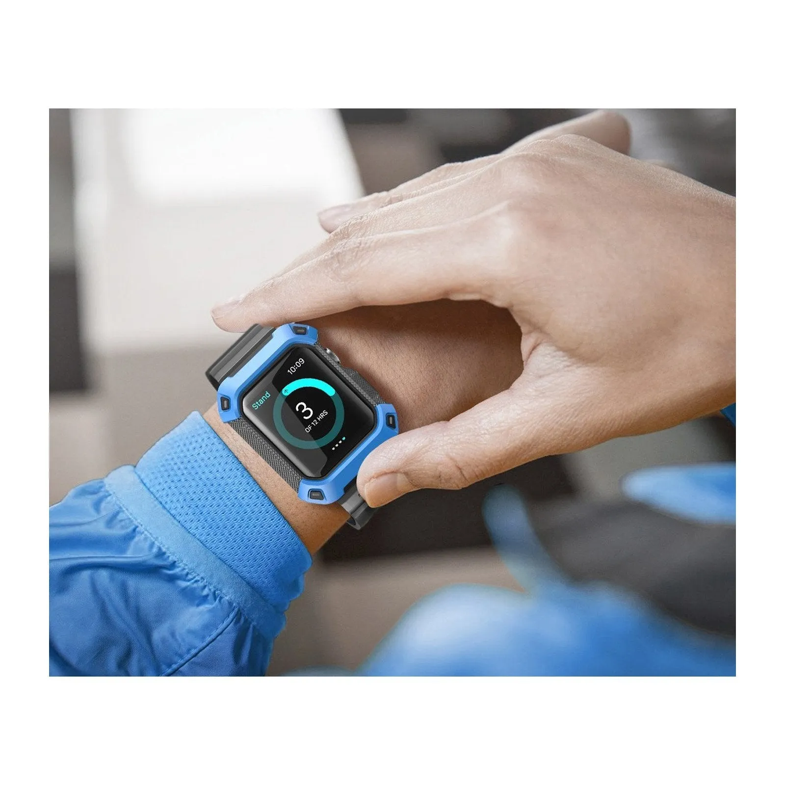 Apple Watch UB Pro Wristband Case (42mm)-Blue