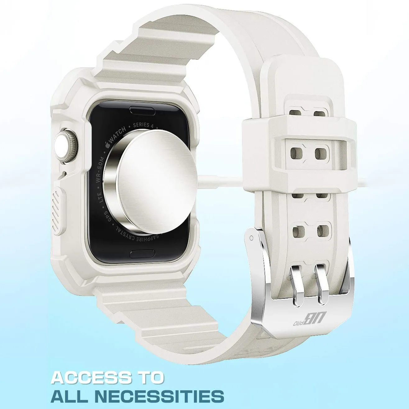 Apple Watch UB Pro Wristband Case (44mm/45mm)-White