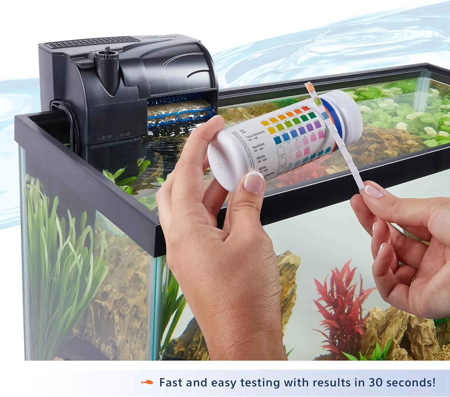 Aqueon 7-in-1 Aquarium Test Strips 50 Count