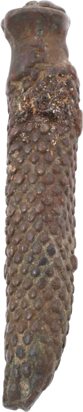 ASHANTI FIGURAL GOLD WEIGHT, FROM NATURE C.1900, ex: Sir Cecil Armitage Collection