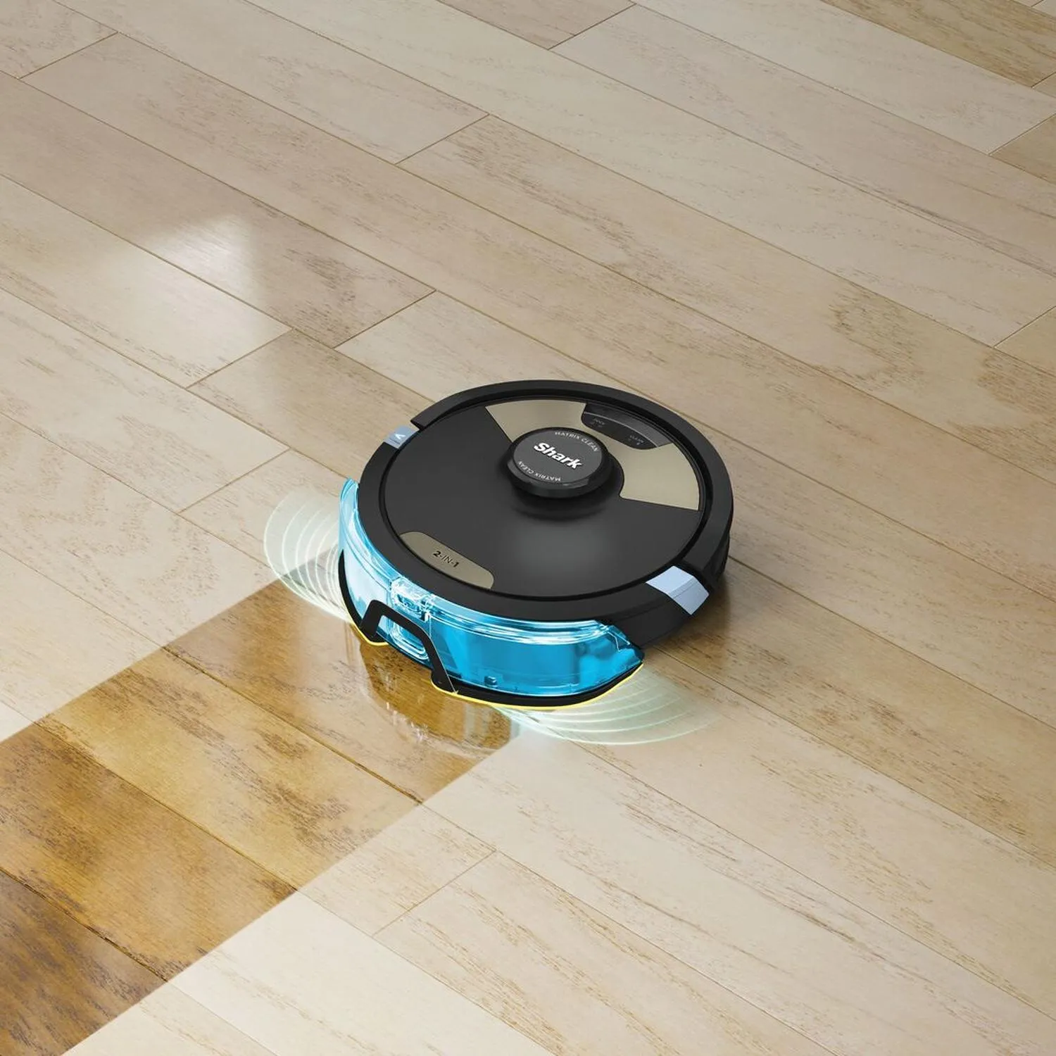 Aspiradora Robot con sistema de autovaciado - Shark Matrix Plus 2 en 1, Negro RV2610WAMX