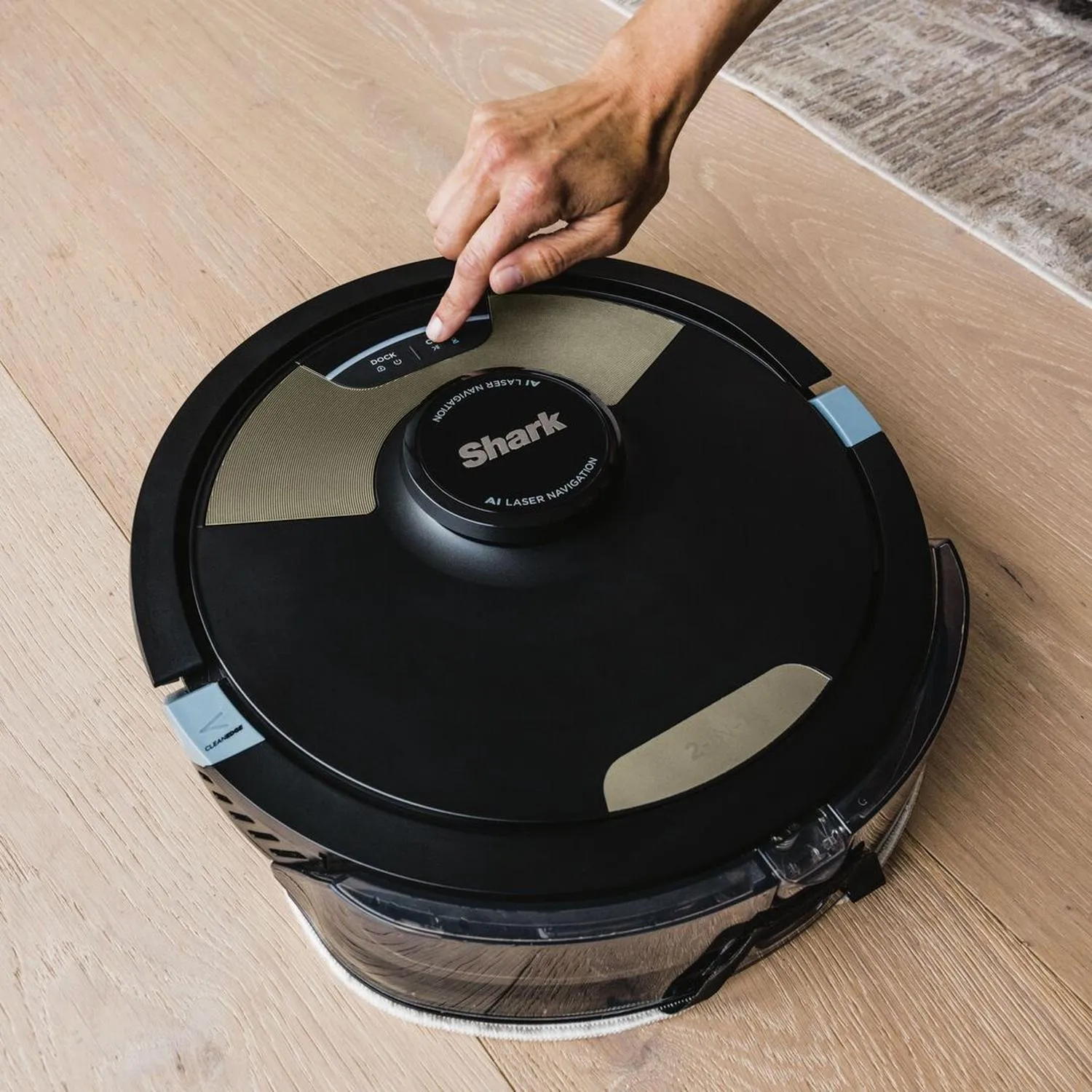 Aspiradora Robot con sistema de autovaciado - Shark Matrix Plus 2 en 1, Negro RV2610WAMX