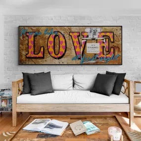 At First Sight 160cm x 160cm Urban Pop Book Club Painting (SOLD)