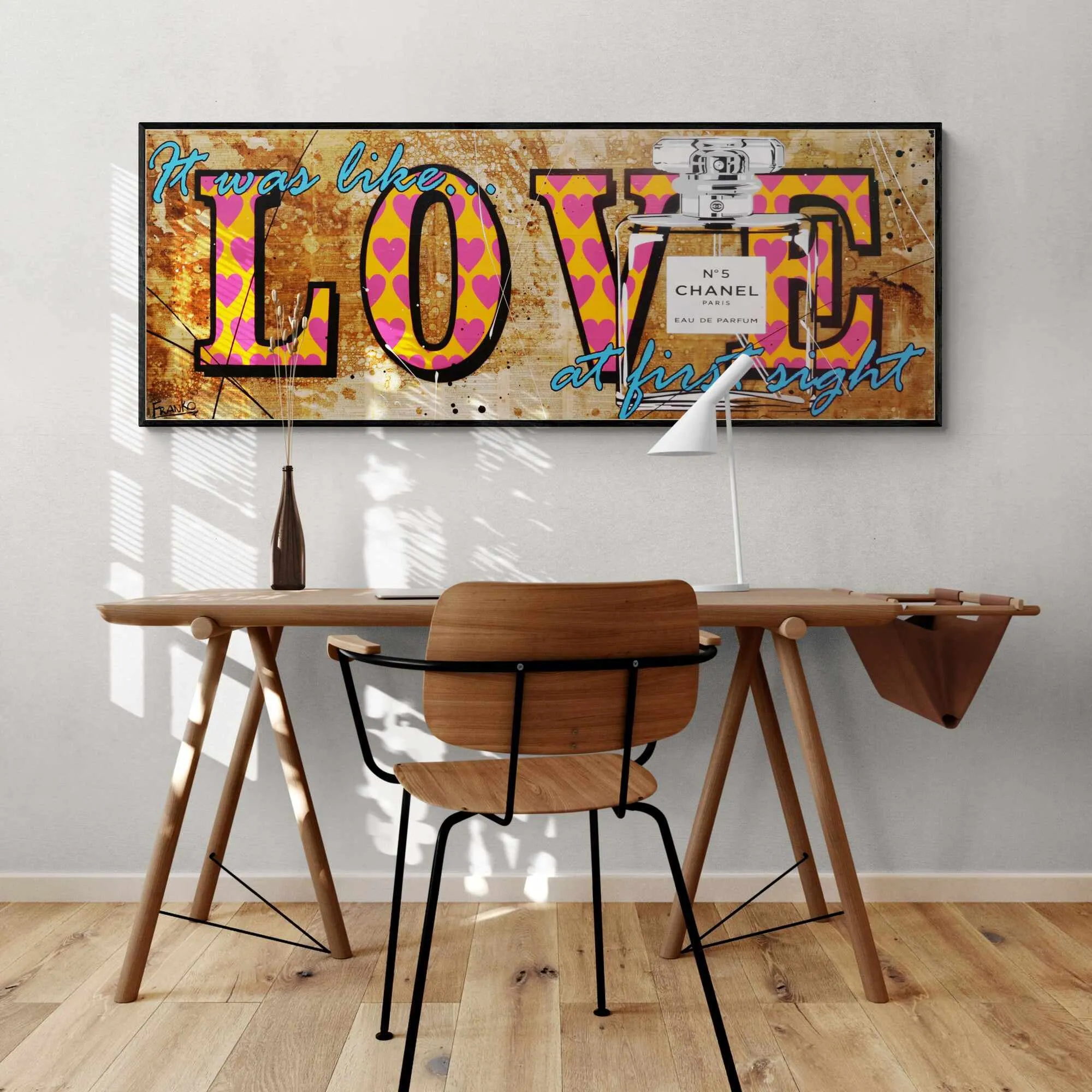 At First Sight 160cm x 160cm Urban Pop Book Club Painting (SOLD)