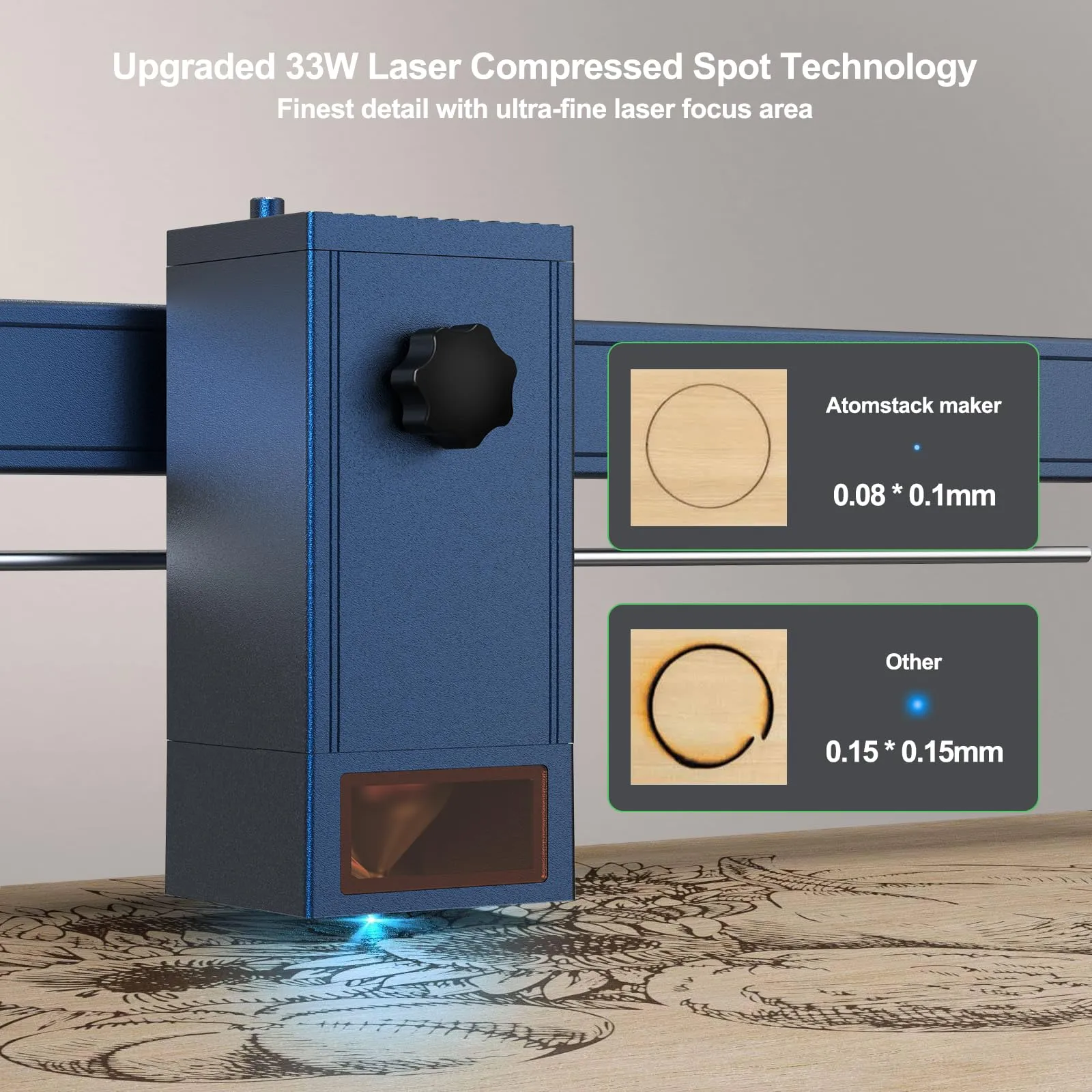 AtomStack A30 X30 S30 Pro 160w Laser Engraving Machine With F60 Air Assist Kit Extension Kit 850*400MM Large Area 33w Engraver