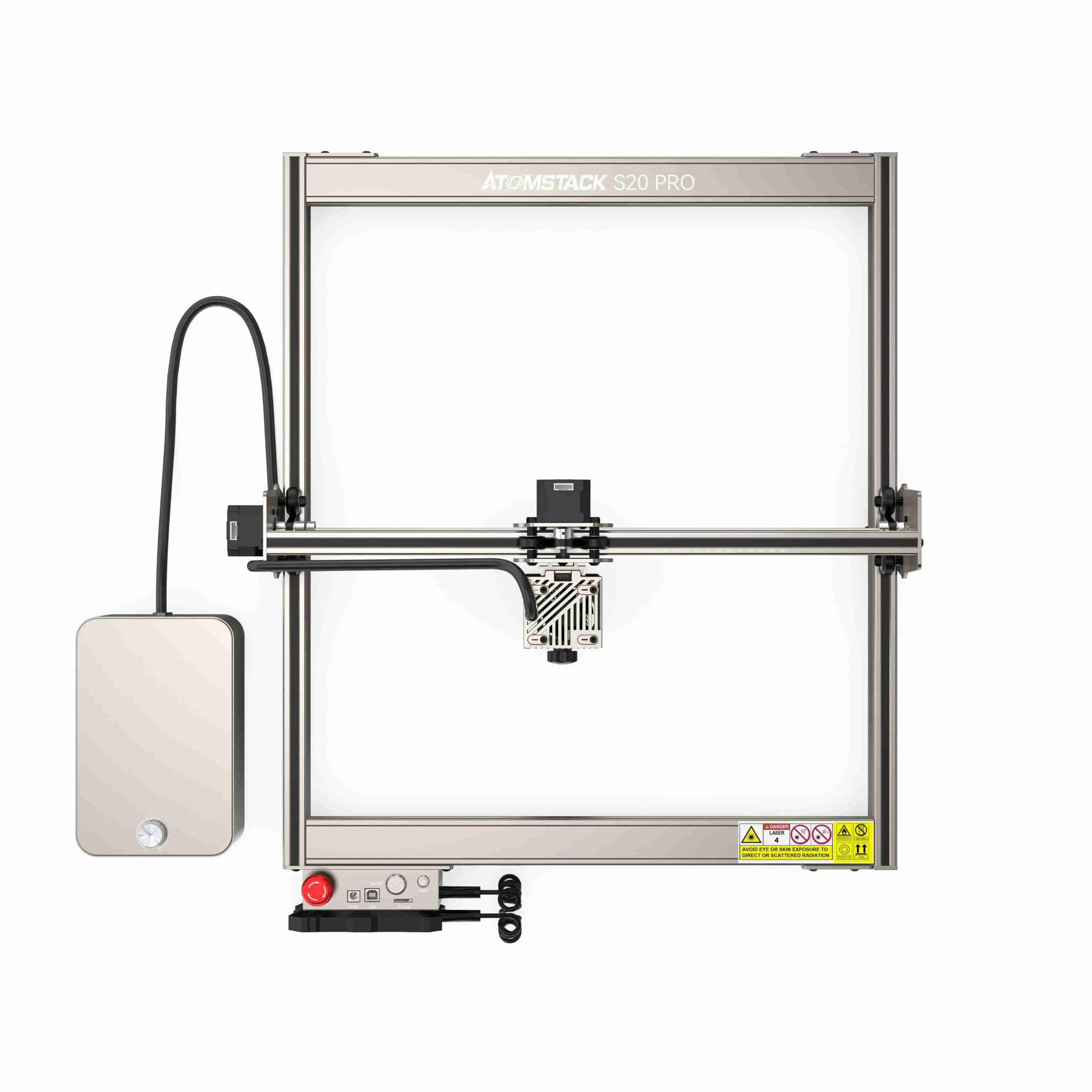 Atomstack S20 Pro 130W Laser Wood Engraving Machine 20w Output With Air Assist Kits