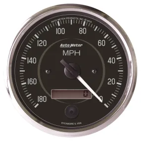 AutoMeter 201013 GAUGE; SPEEDOMETER; 4in.; 180MPH; ELEC. PROGRAM. (REVERSE ROTATION); COBRA