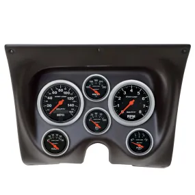 AutoMeter 7020-SC DIRECT FIT DASH KIT; CAMARO/FIREBIRD 67-68; TACH/MPH/FUEL/OILP/WTMP/VOLT; SPORT-