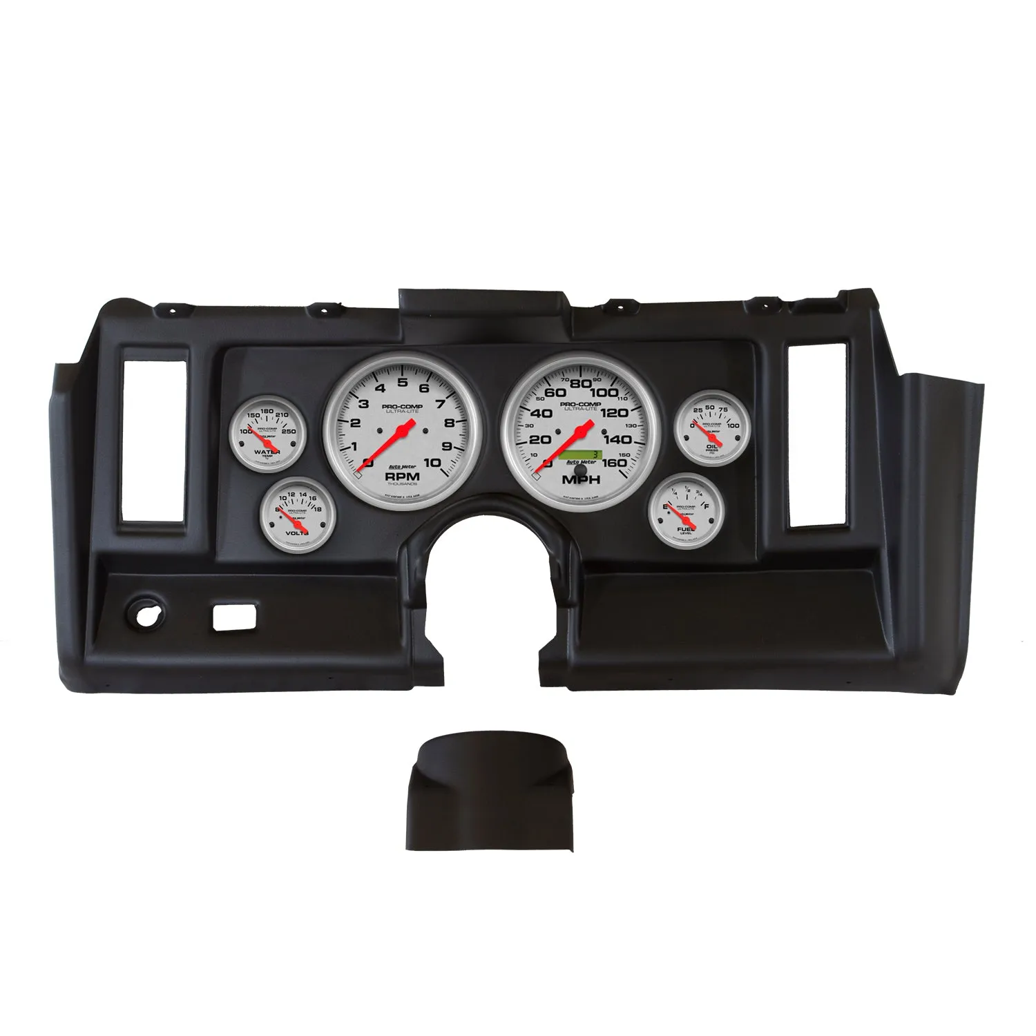 AutoMeter 7021-UL DIRECT FIT DASH KIT; CAMARO 69; TACH/MPH/FUEL/OILP/WTMP/VOLT; ULTRA-LITE