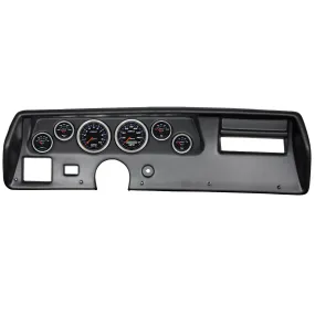 AutoMeter 7025-CB DIRECT FIT DASH KIT; CHEVELLESS/ELCAMINO/MONTE 70-72; RPM/MPH/FUEL/OILP/WTMP/BAT