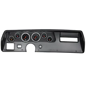 AutoMeter 7025-SC DIRECT FIT DASH KIT; CHEVELLESS/ELCAMINO/MONTE 70-72; RPM/MPH/FUEL/OILP/WTMP/BAT