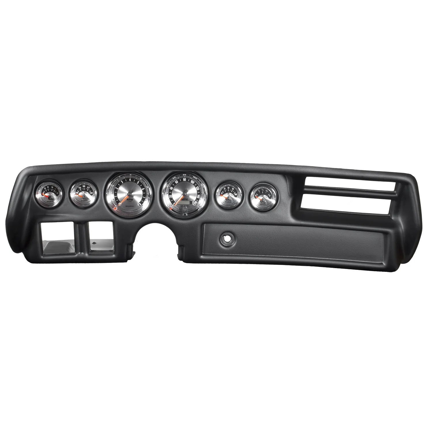 AutoMeter 7026 DIRECT FIT DASH KIT; CHEVELLE/ELCAMINO/MALIBU 70-72; RPM/MPH/FUEL/OILP/WTMP/VOLT