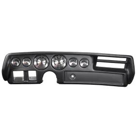 AutoMeter 7026 DIRECT FIT DASH KIT; CHEVELLE/ELCAMINO/MALIBU 70-72; RPM/MPH/FUEL/OILP/WTMP/VOLT