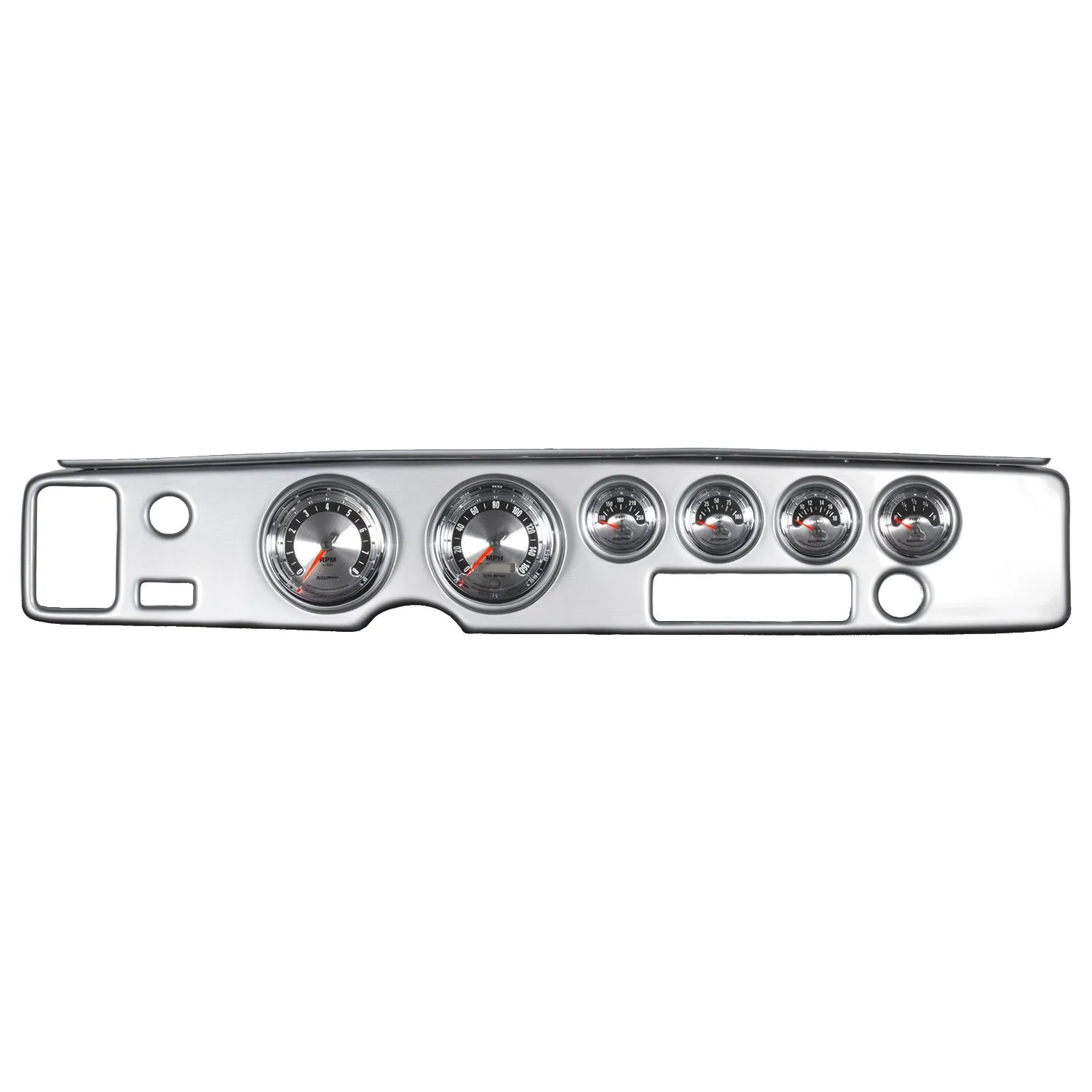 AutoMeter 7028 DIRECT FIT DASH KIT; FIREBIRD 70-81; TACH/MPH/FUEL/OILP/WTMP/VOLT; AMERICAN MUSC