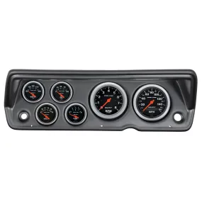AutoMeter 7031-SC DIRECT FIT DASH KIT; ABODY/DUSTER/DEMON/DART 70-76; TACH/MPH/FUEL/OILP/WTMP/VOLT