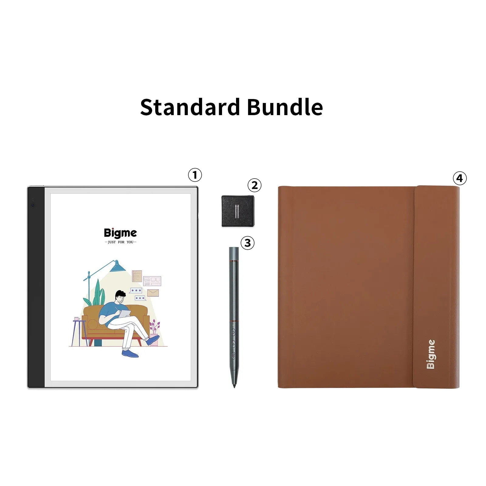 Bigme inkNote color  -Kaleido3 10.3'' E-reader with case and stylus