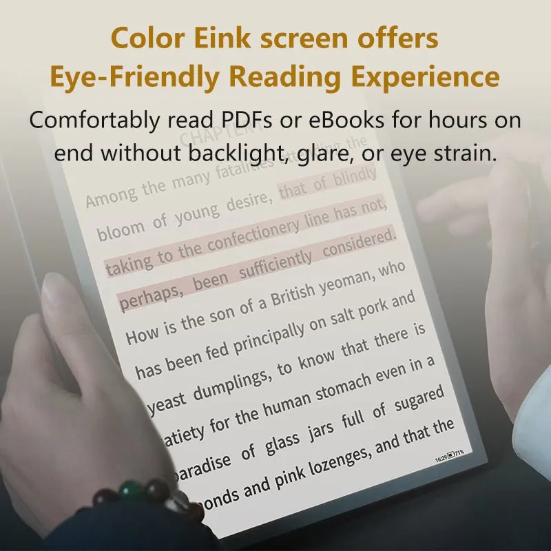 Bigme inkNote color  -Kaleido3 10.3'' E-reader with case and stylus