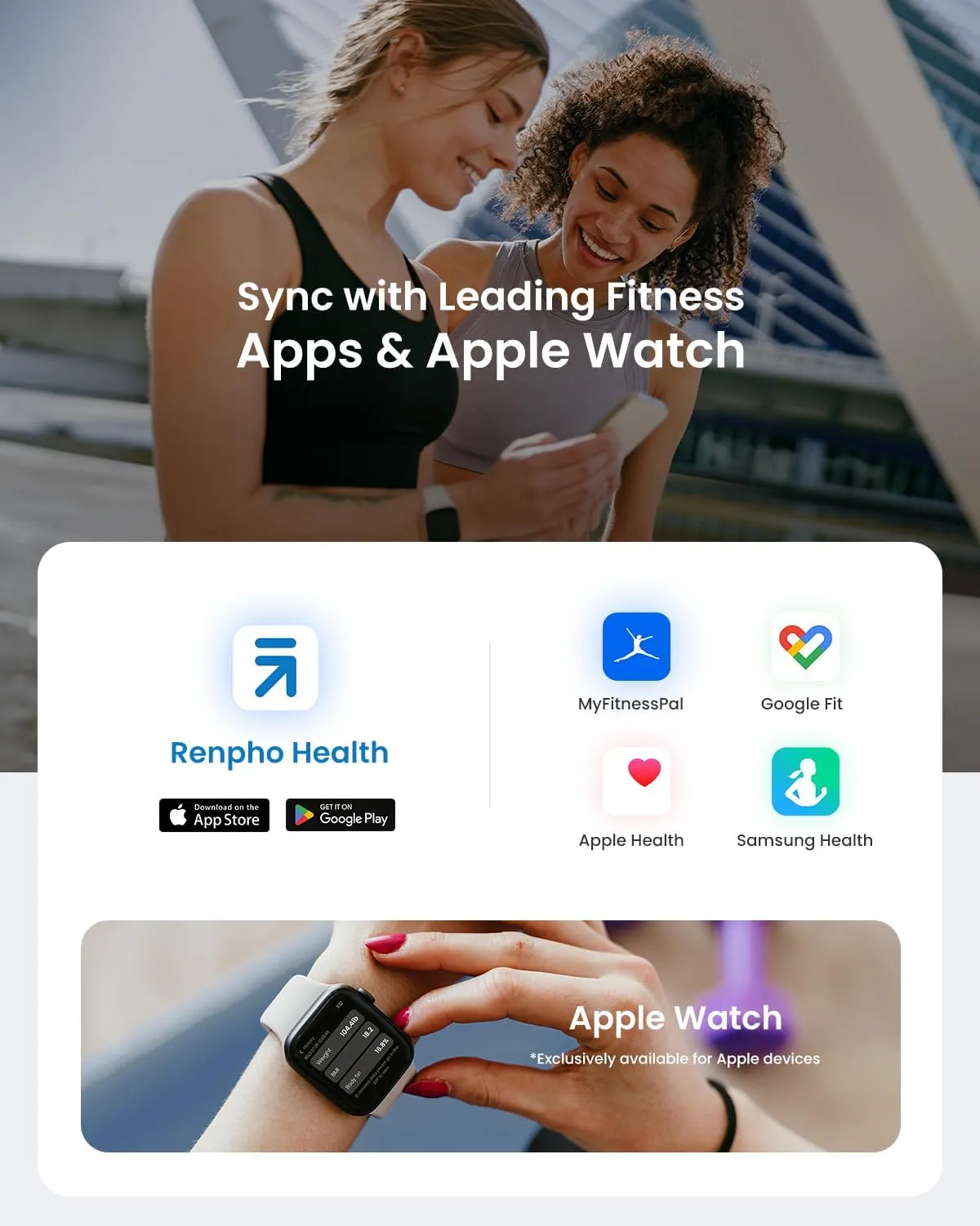 Bluetooth Body Fat Scale, Smart BMI Scale Digital Bathroom Weight Scale, Body Composition Analyzer with Smartphone App