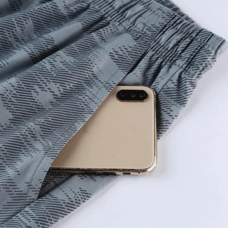 Camouflage Prints Athletic Shorts With Pockets - SF2168