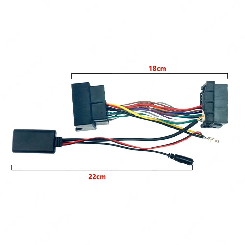 Car Aux Audio Cable Wireless Bluetooth Handsfree Microphone