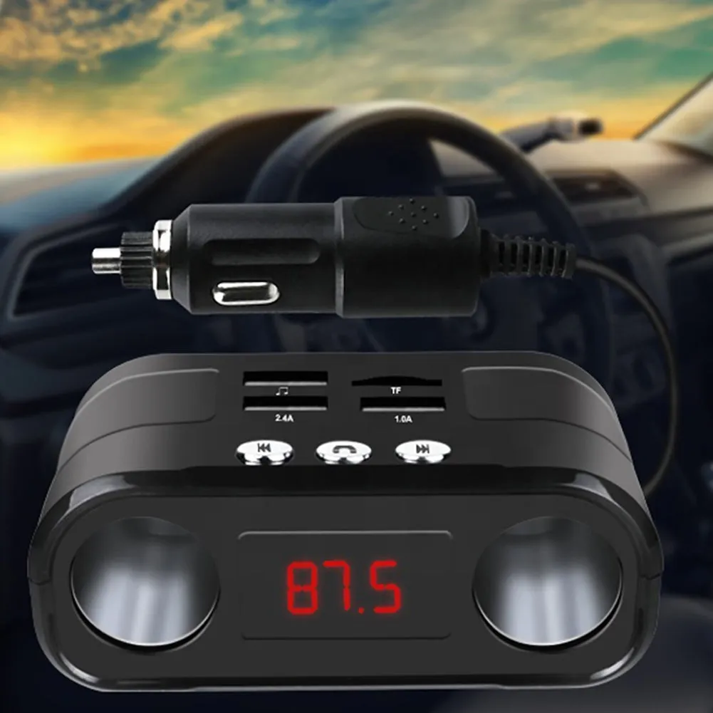 Car Fm Transmitter Bluetooth Hands-free Car Kit Mp3 Music Player