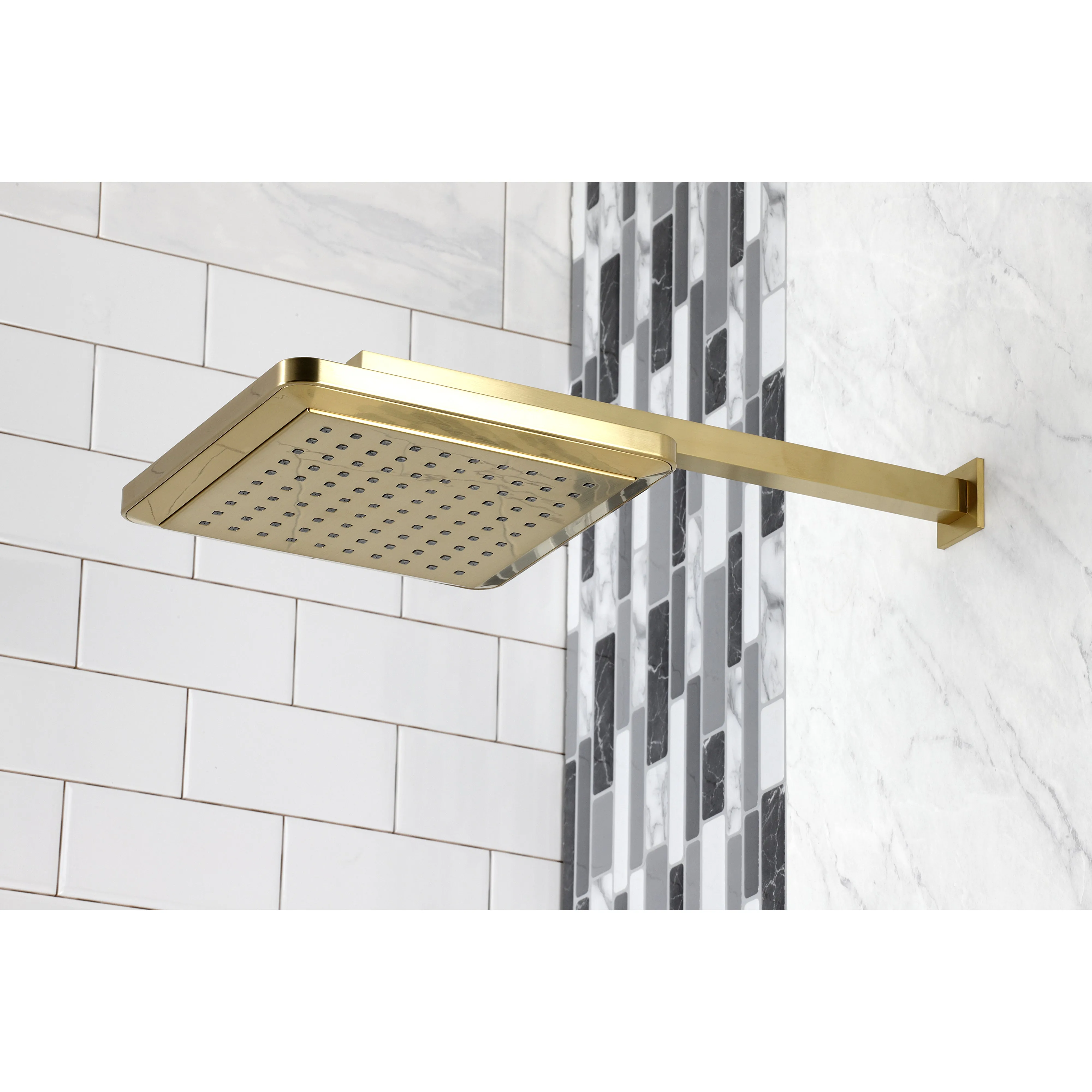 Claremont 9-5/8" Square Shower Head with Shower Arm