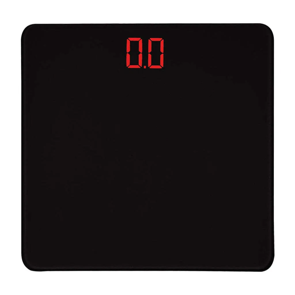 Clevinger 180kg Digital Glass Bathroom Scales in Black