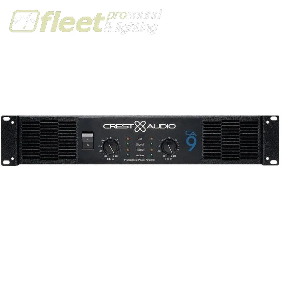 Crest CA9 Stereo Power Amplifier-USED