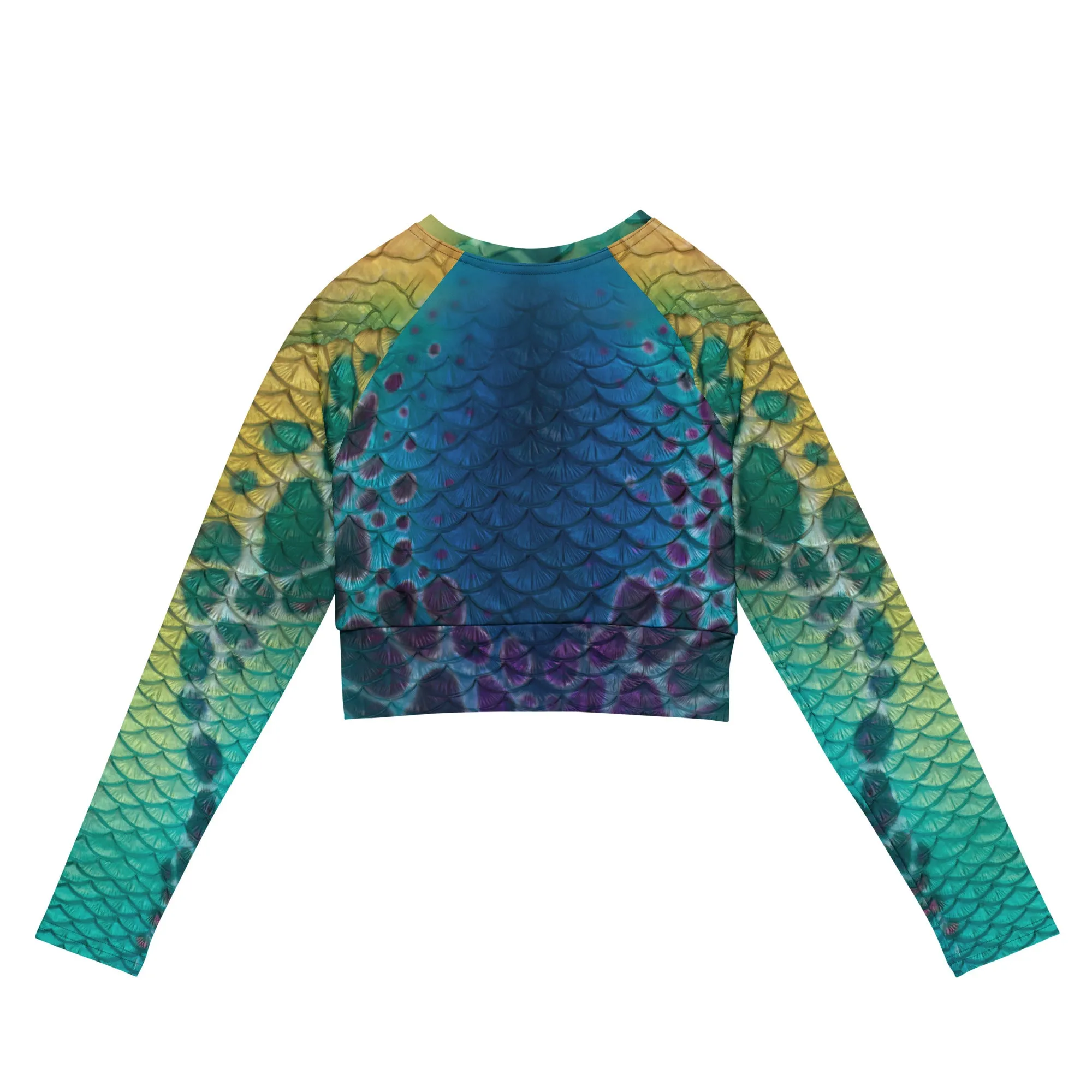 Eco-Friendly Damsel Recycled Cropped Rash Guard for Women