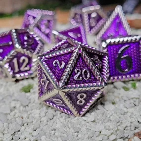 Deep Dragon Metal RPG Dice Set