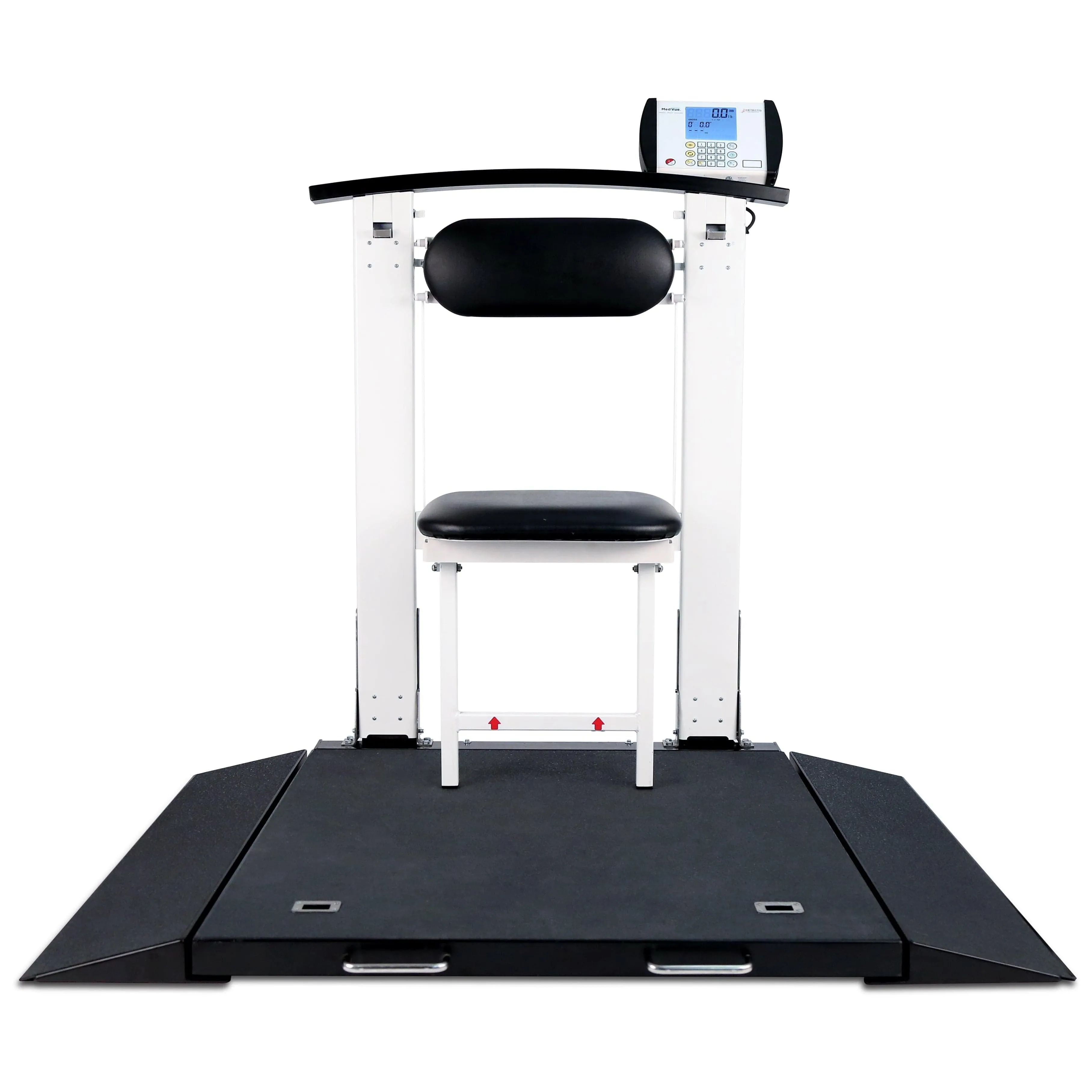 Detecto Portable Wheelchair Scale with Handrail and Seat